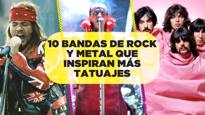 Las 10 bandas de rock y metal que inspiran más tatuajes