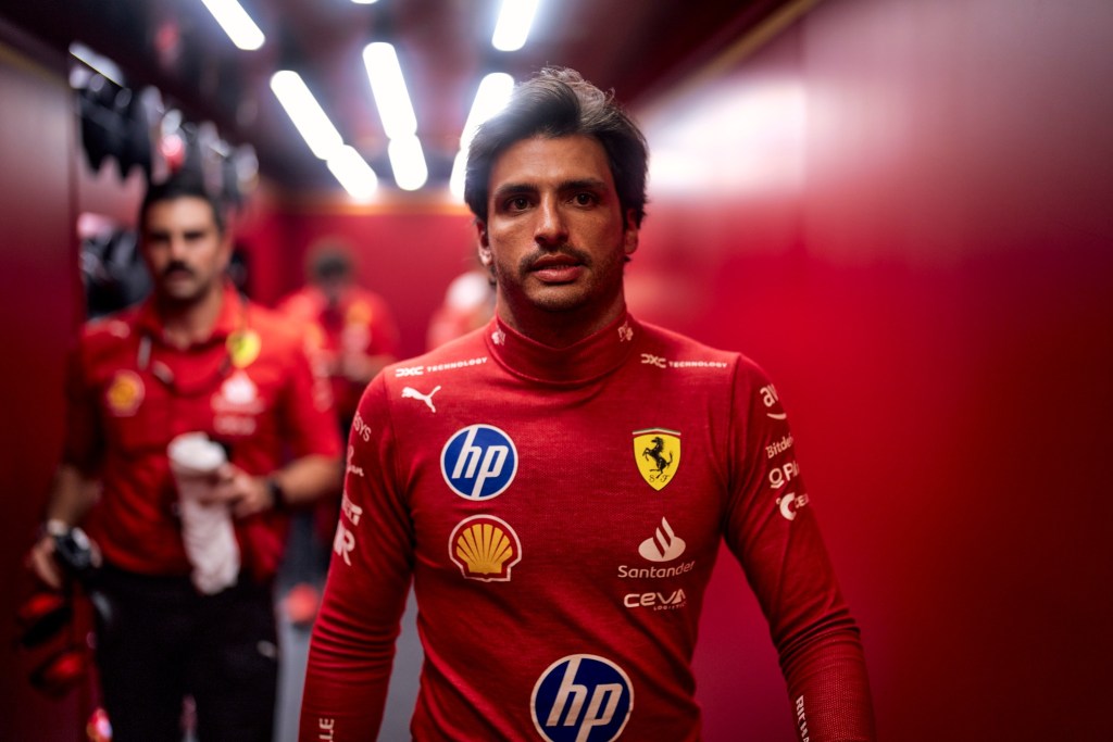 Carlos Sainz con Ferrari