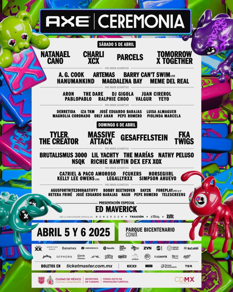 Cartel Axe Ceremonia 2025