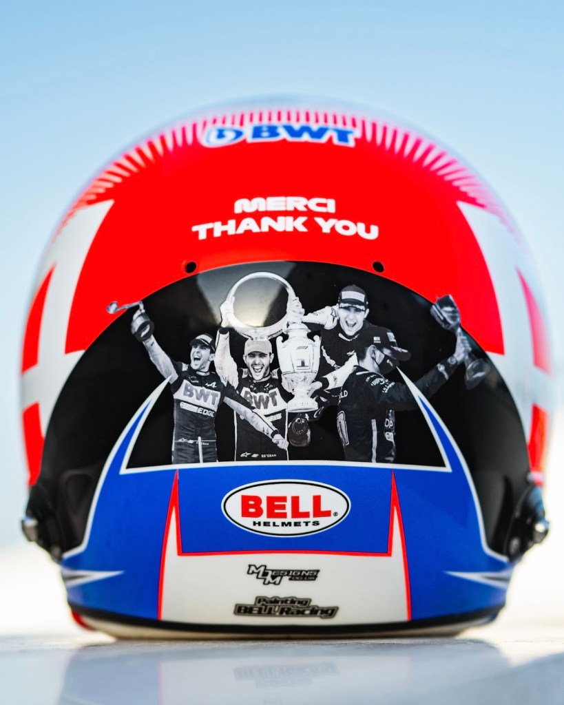 Casco de Esteban Ocon