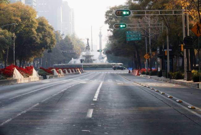 ¿Cómo se ve la CDMX vacía?