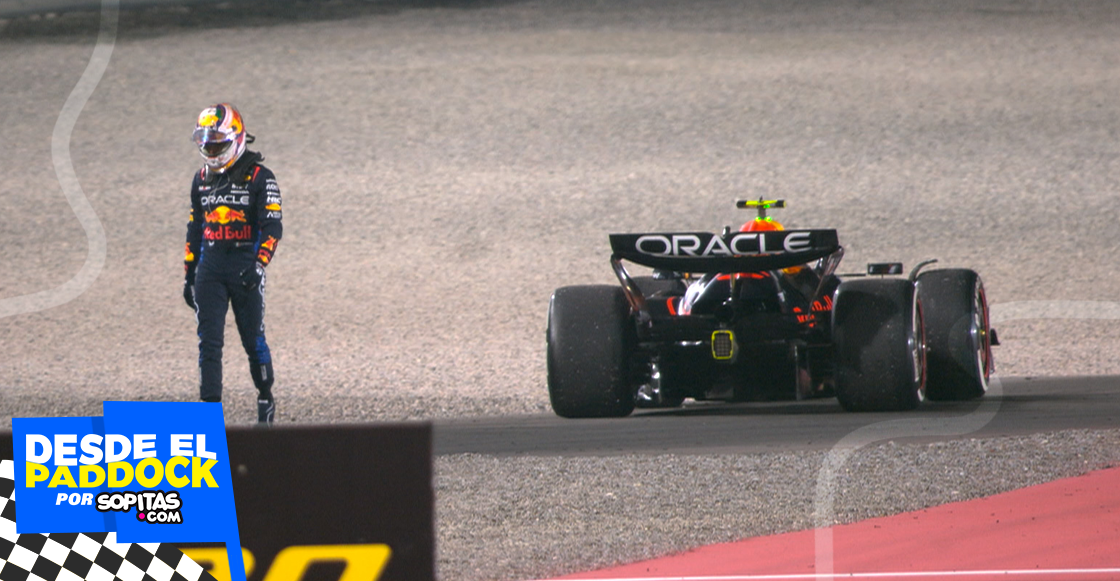 Checo Pérez abandona el Gran Premio de Qatar