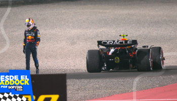 Checo Pérez abandona el Gran Premio de Qatar