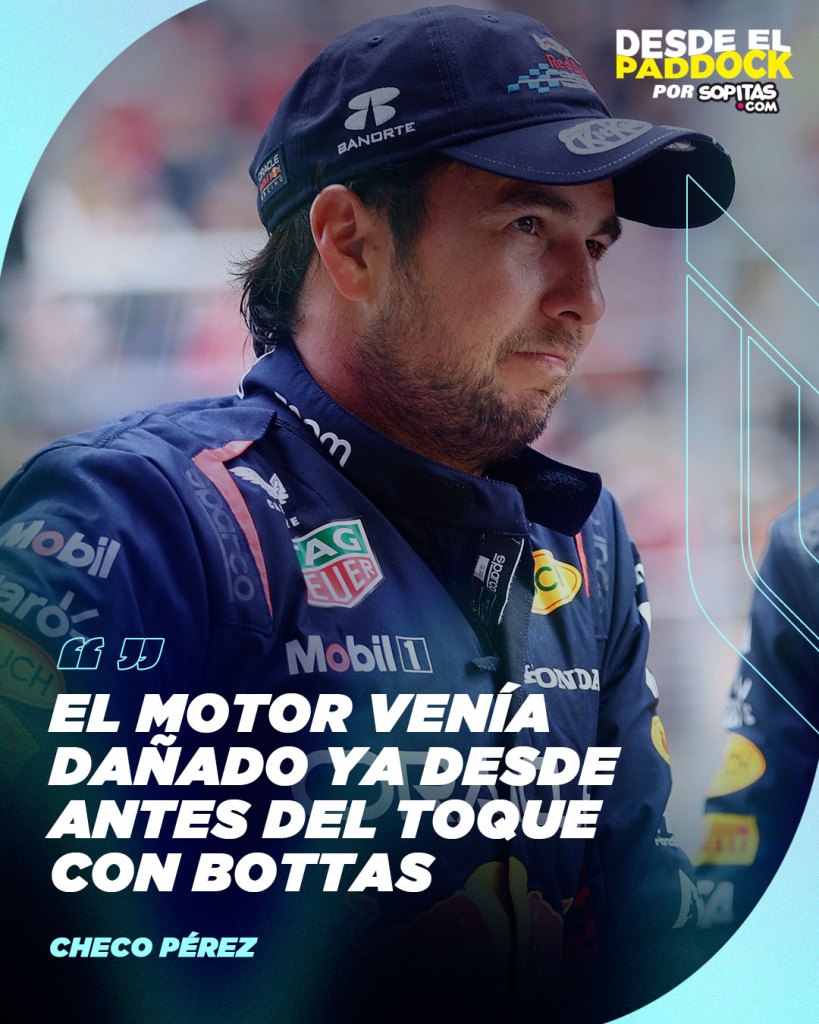 Checo explica su abandono