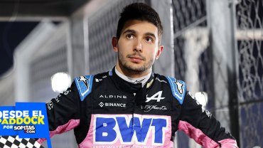 Esteban Ocon quedó fuera de Alpine