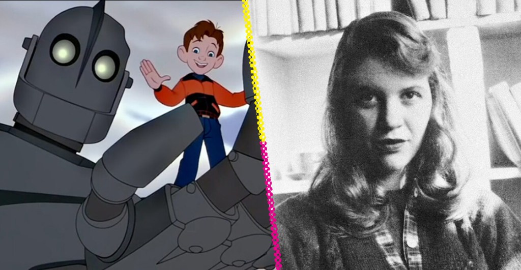 Sylvia Plath y las dos tragedias que inspiraron la película de 'El gigante de hierro'