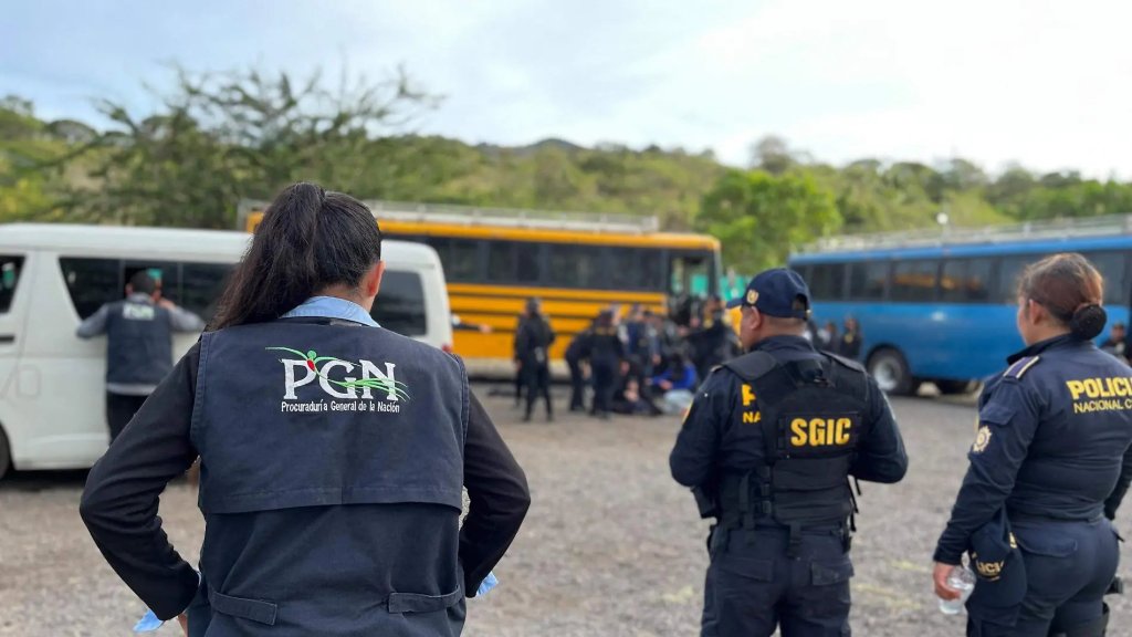 Rescate de 160 niños en Guatemala