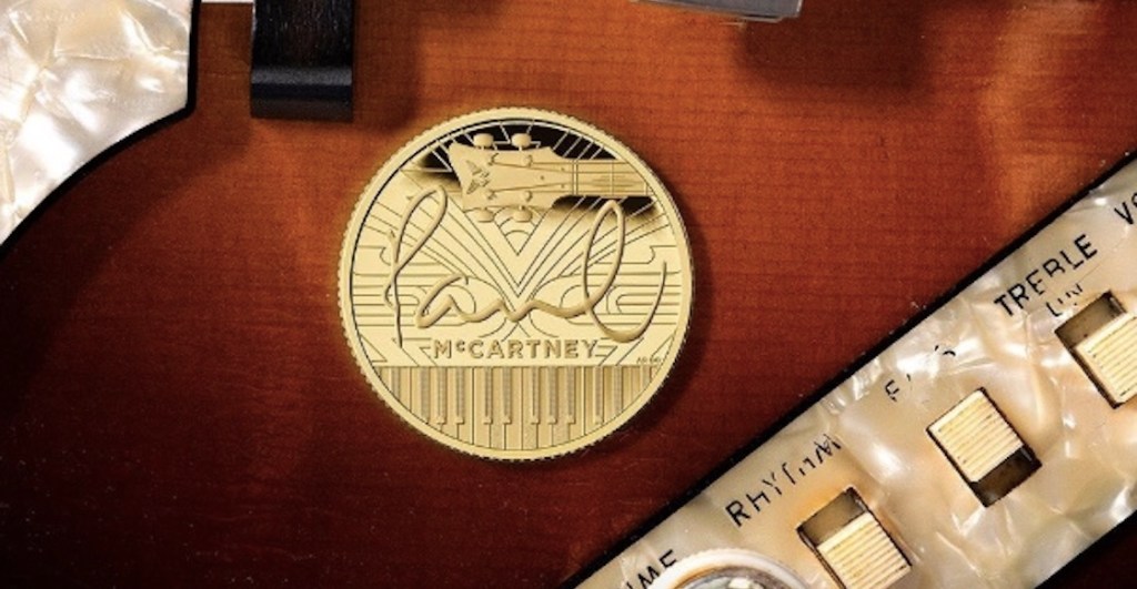 Moneda conmemorativa de Paul McCartney