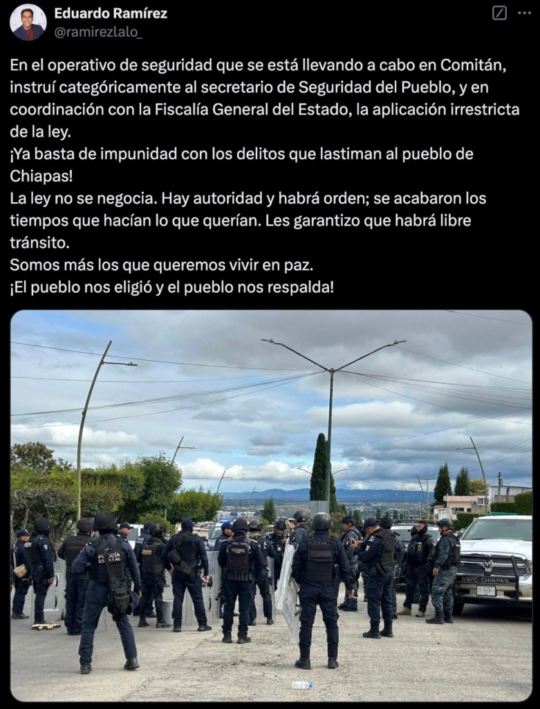 92 policías detenidos en Chiapas nexos con narcos