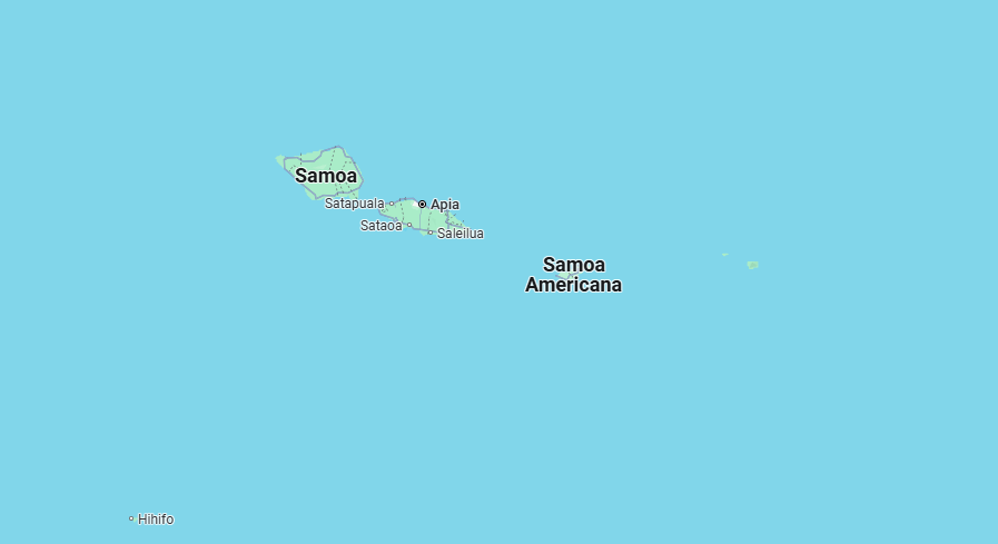 Samoa Americana, último lugar del mundo enr ecibir año nuevo