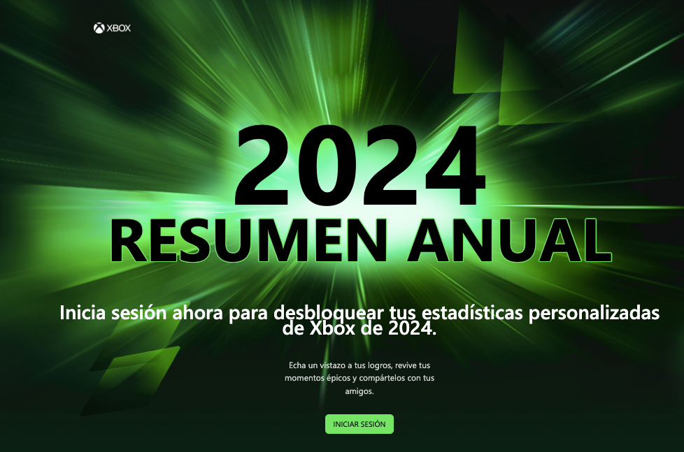 Xbox year in review: Así puedes saber lo que más jugaste este 2024