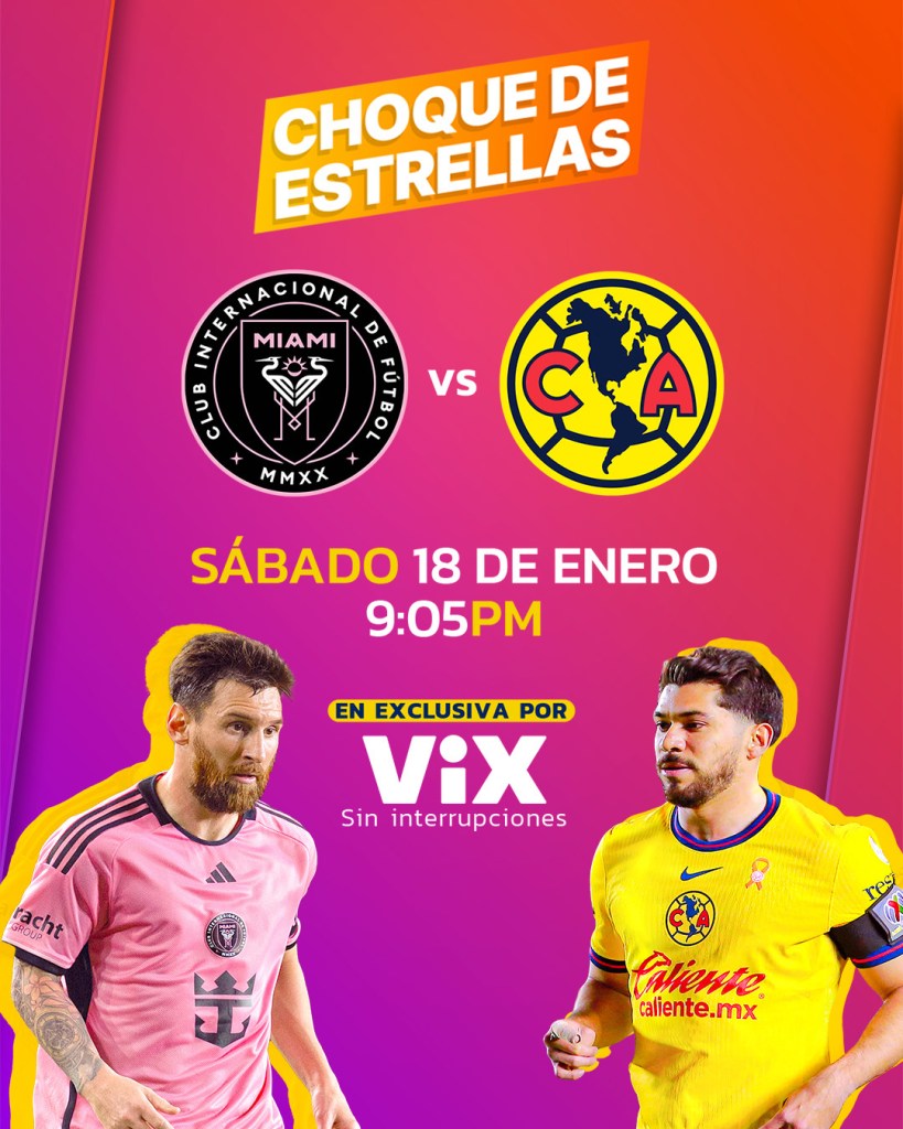 Inter Miami vs América Dónde ver