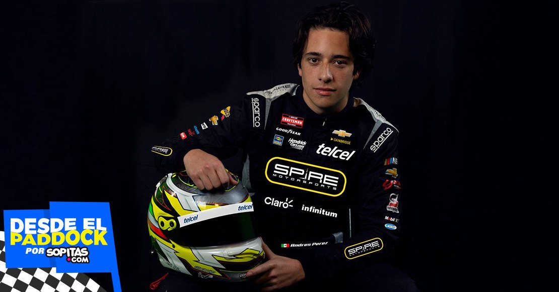 Andrés Pérez de Lara, el mexicano que se une a Daniel Suárez para la Nascar en México