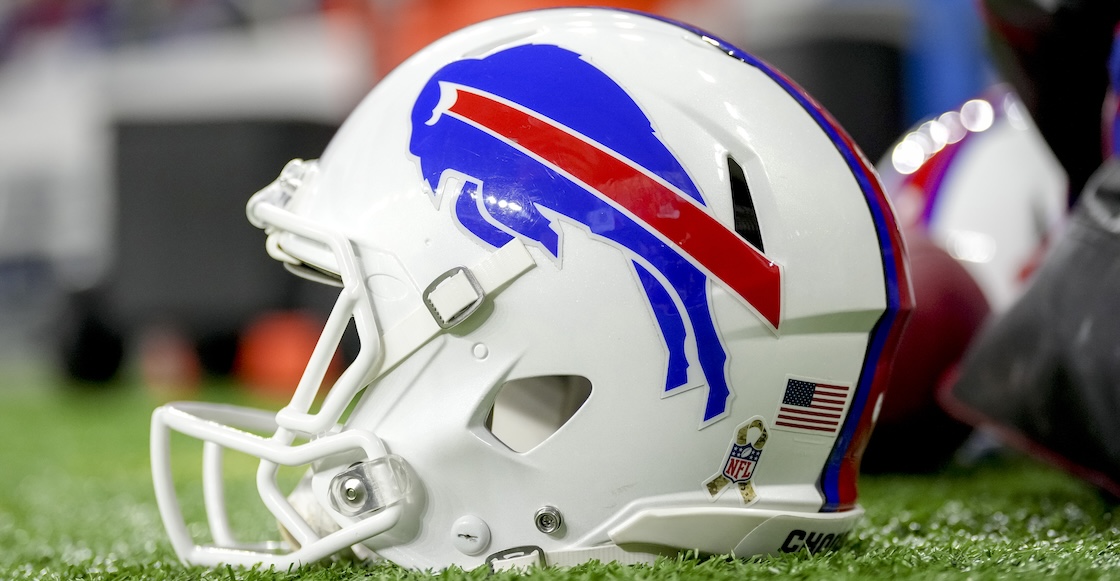 Casco de los Buffalo Bills.