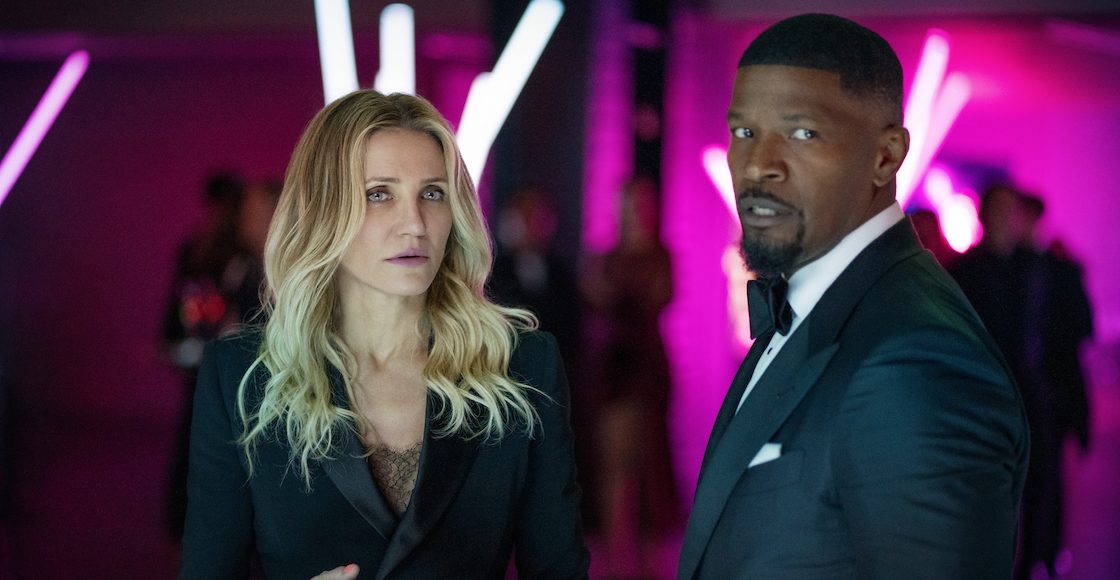 Back In Action. (L to R) Cameron Diaz as Emily and Jamie Foxx as Matt in Back In Action.