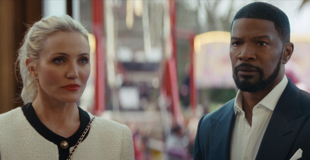 Back In Action. (L to R) Cameron Diaz as Emily and Jamie Foxx as Matt in Back In Action.