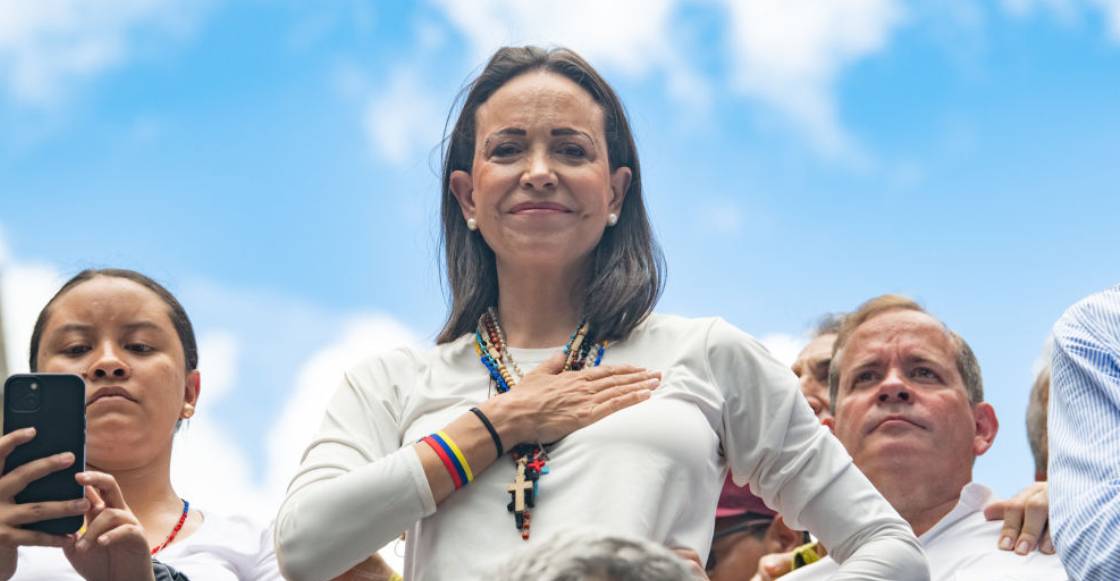 Detienen a María Corina Machado, líder de oposición en Venezuela, tras manifestación en Caracas