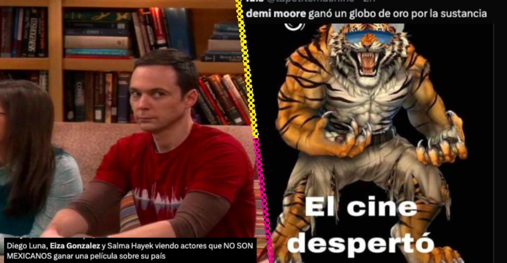 Emilia Pérez y más: Los memes y reacciones a los Golden Globes 2025