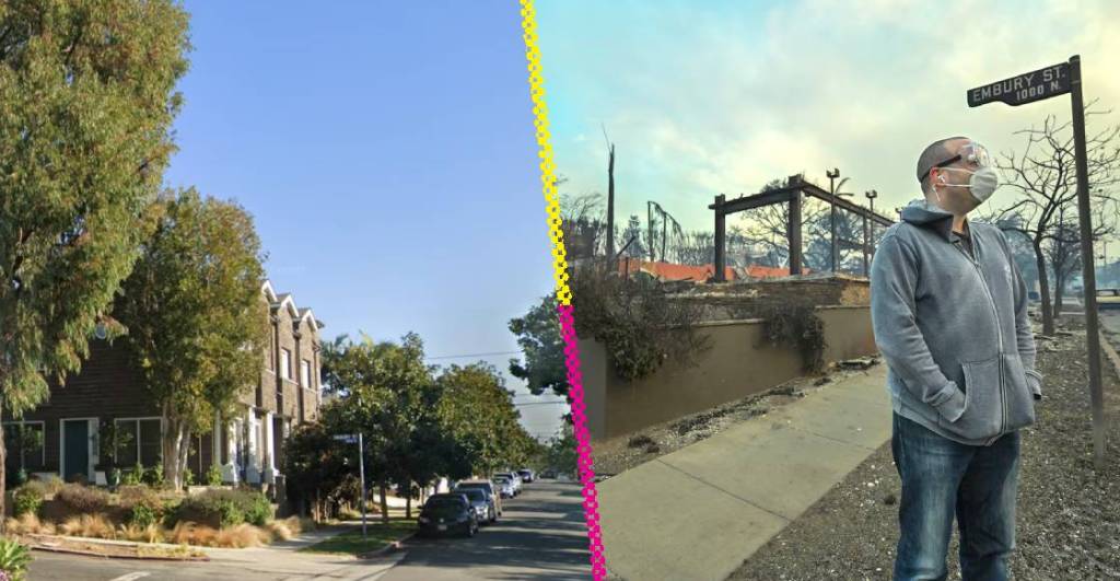 Las imágenes de antes y después para dimensionar la destrucción de los incendios en California