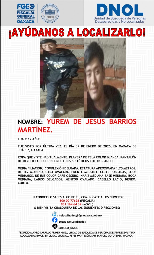 jovenes desaparecidos oaxaca 1