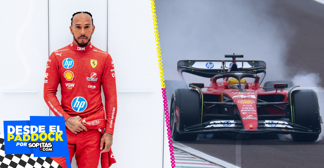 Lewis Hamilton choca en las pruebas de Ferrari