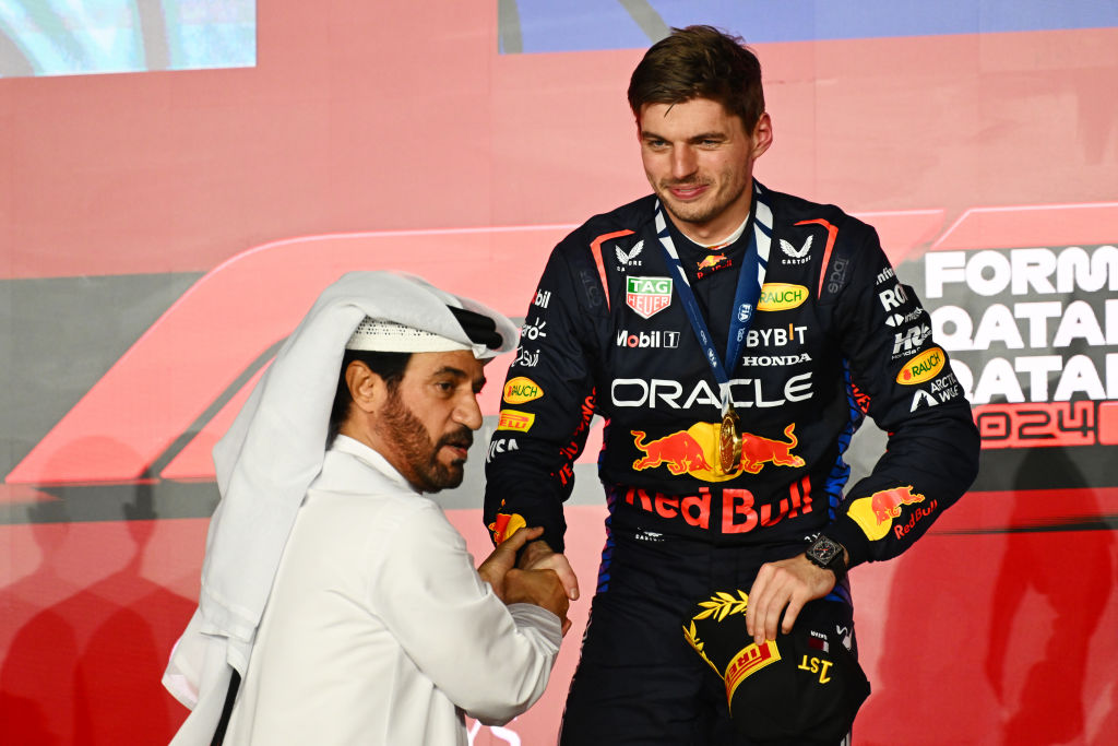 Max Verstappen y Mohammed Ben Sulayem