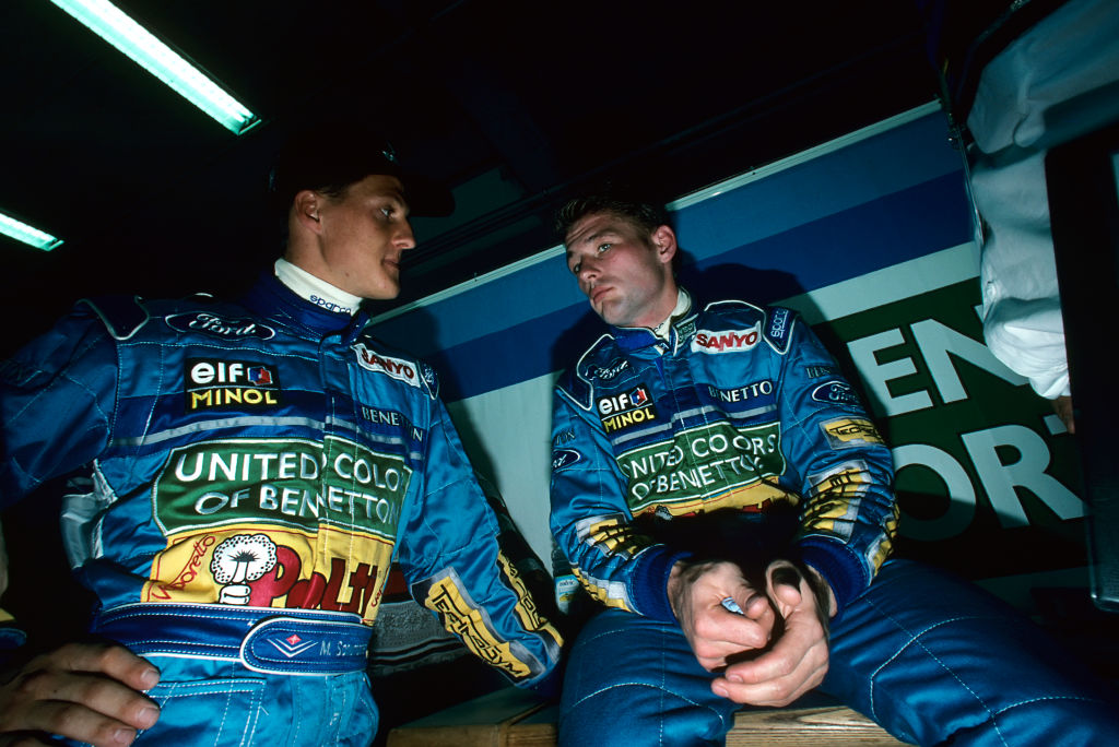 Michael Schumacher y Jos Verstappen