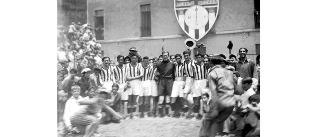 Jugadores del Necaxa, tras un duelo contra el Atlante.