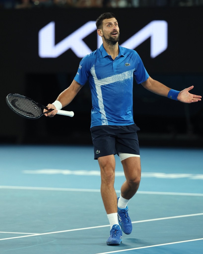 Novak Djokovic en el Australia Open