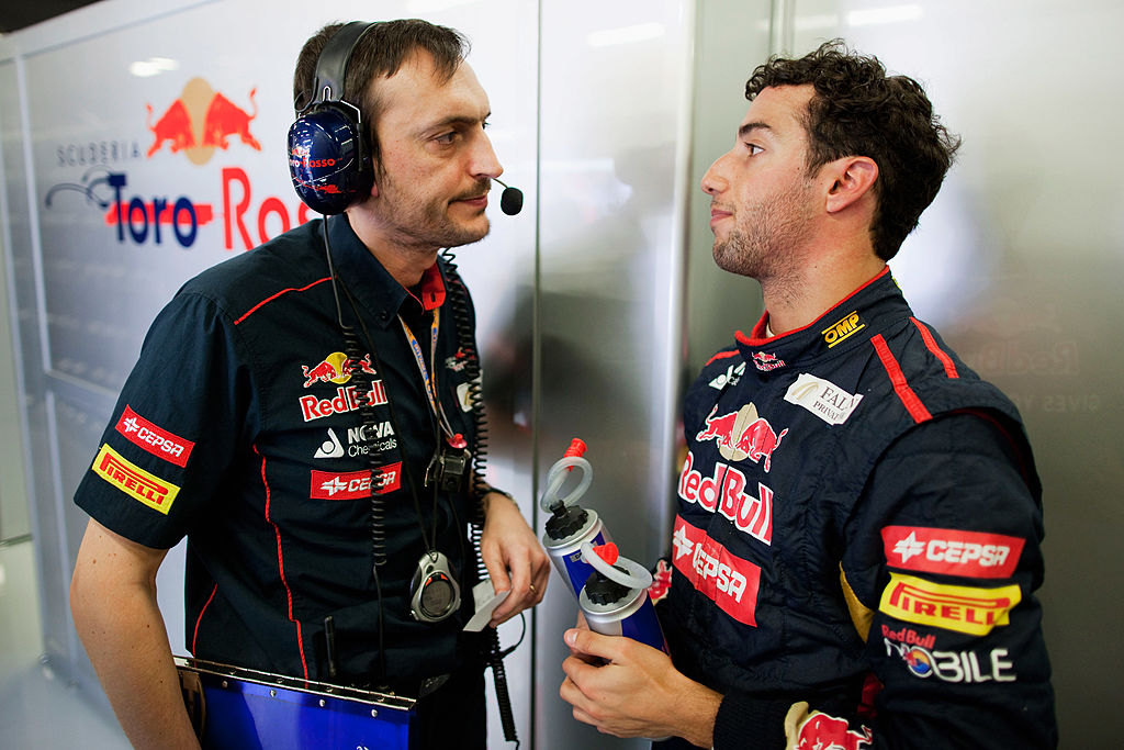 Ricardo Adami y Daniel Ricciardo