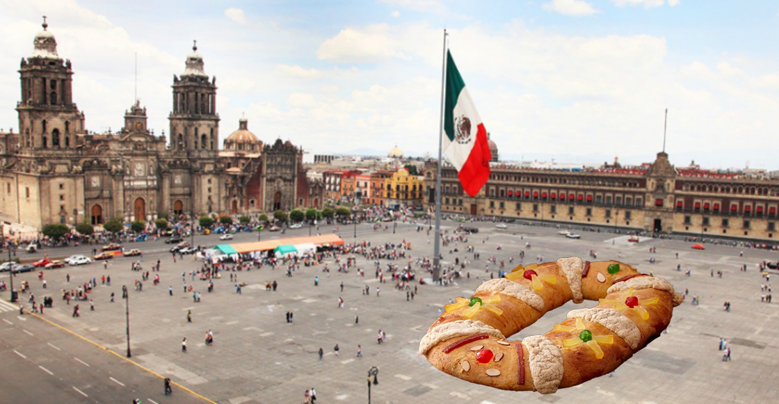 El 5 de enero se partirá la Rosca de Reyes en el Zócalo de la CDMX