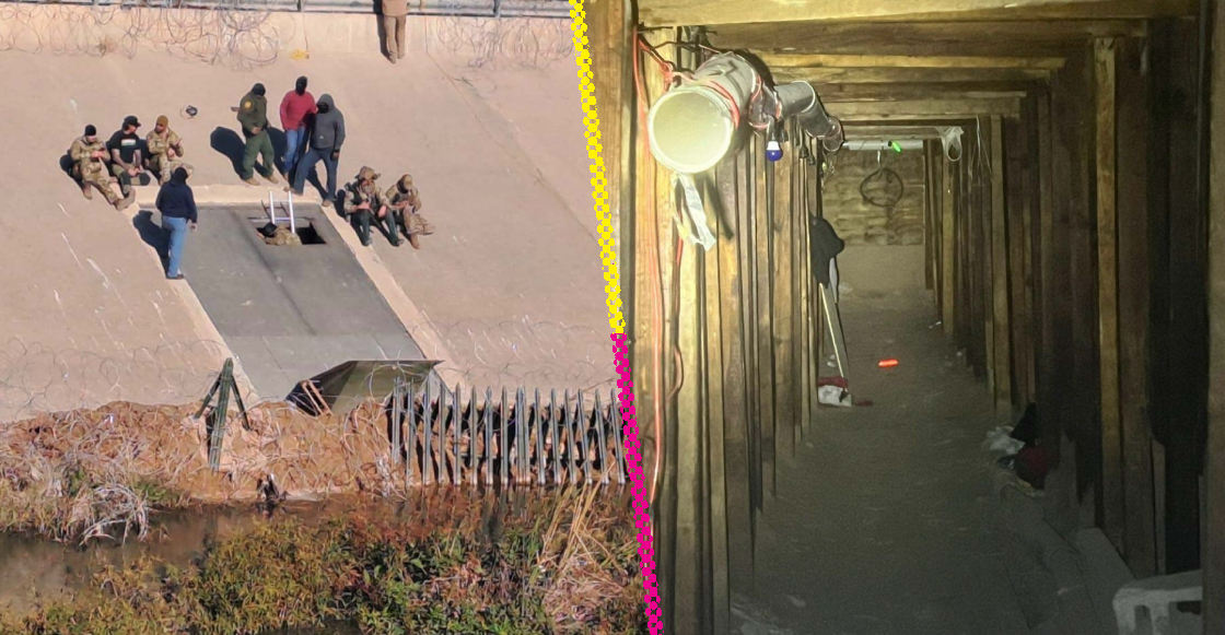 El túnel entre Ciudad Juárez y Texas para traficar migrantes y drogas