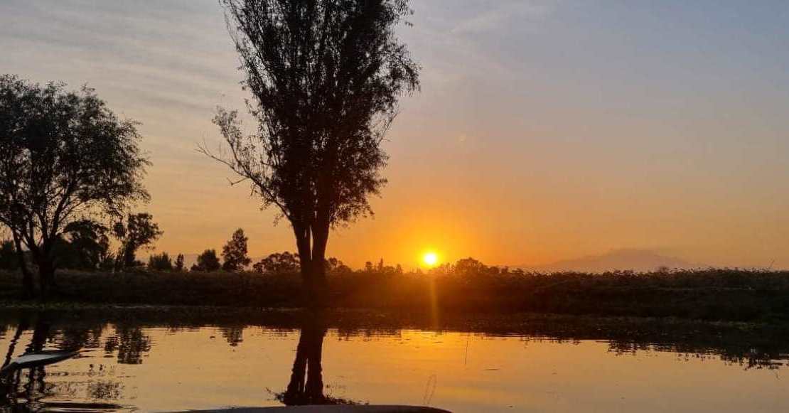 Instrucciones para ver el amanecer entre las chinampas de Xochimilco