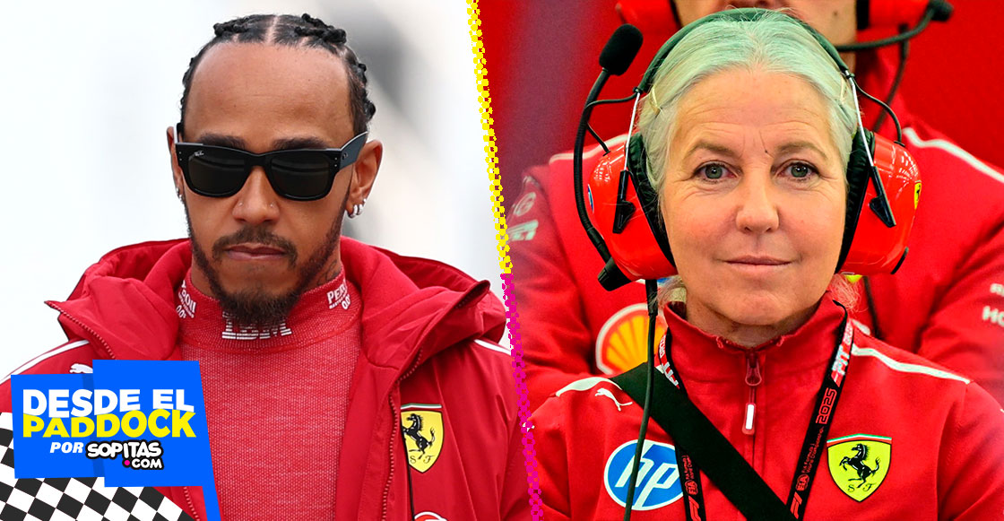 Angela Cullen y Lewis Hamilton