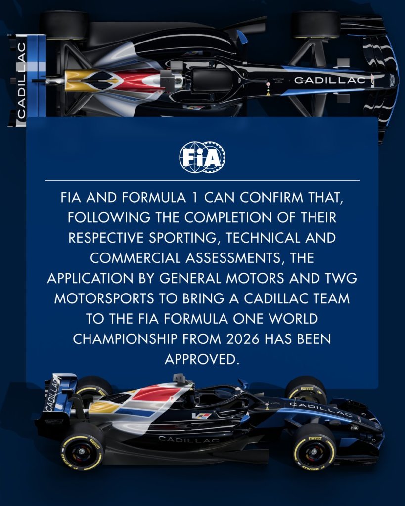 La FIA confirma a Cadillac como nuevo equipo de la F1