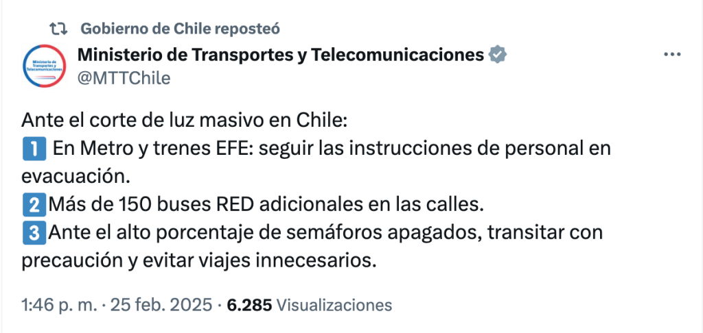 Ministerio de Transportes y Telecomunicaciones