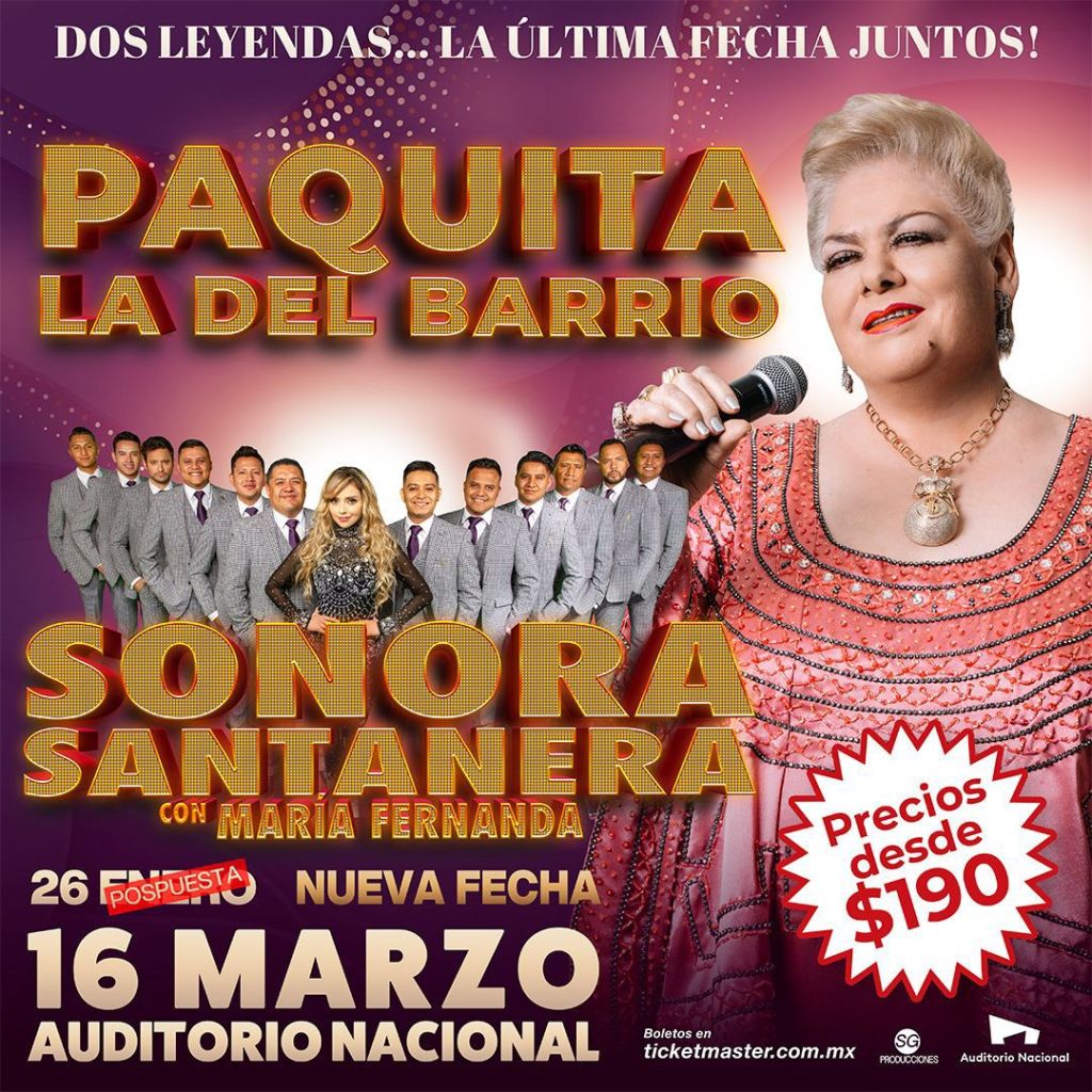 concierto paquita la del barrio