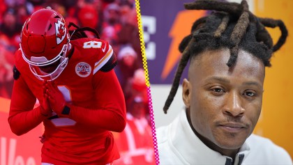 DeAndre Hopkins y la chamarra que usará en el Super Bowl 2025 en honor a su padre