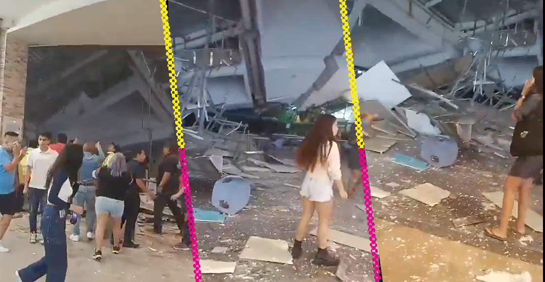 Así fue el desplome del techo de un centro comercial en Perú, hay más de 70 lesionados