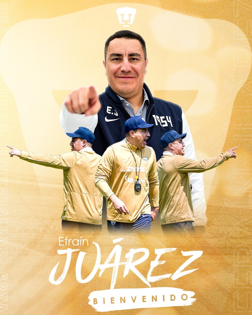 efrain juarez dt pumas