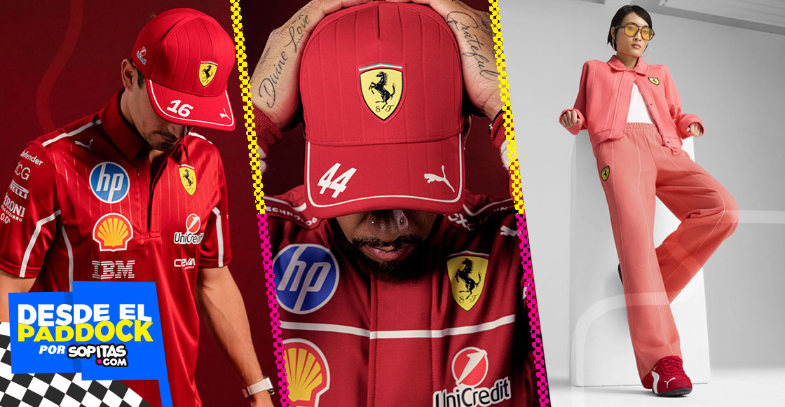 La merch de Ferrari y Hamilton para 2025