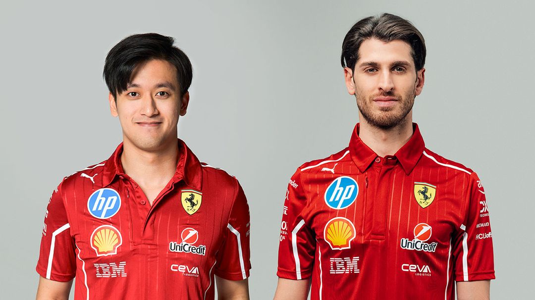 Zhou Guanyu y Antonio Giovinazzi 