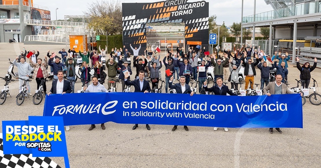 Fórmula E dona bicicletas y scooters eléctricos a víctimas de la DANA en Valencia