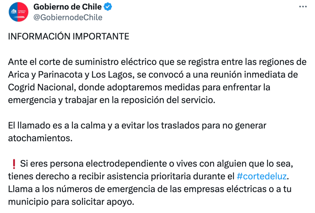 Gobierno de Chile 