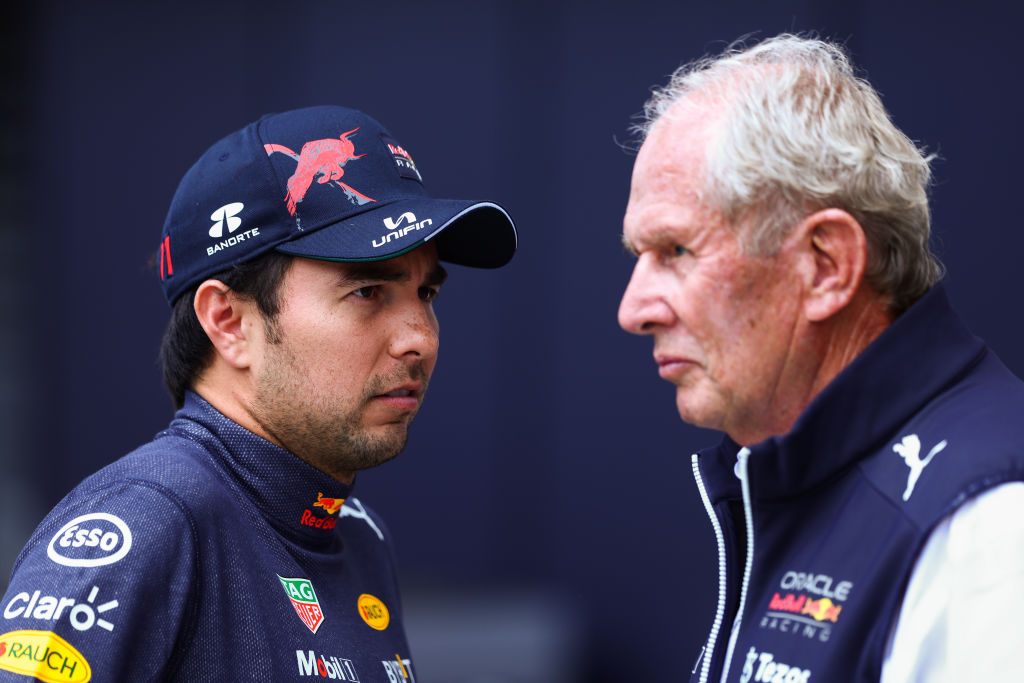 Helmut Marko compara a Liam Lawson con Checo Pérez