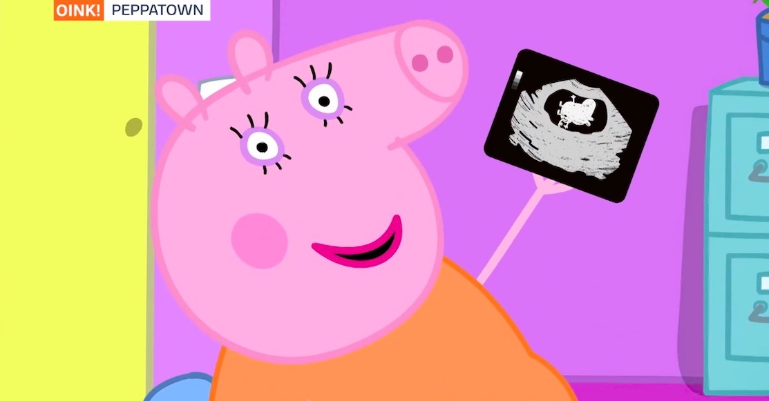 Mamá de Peppa Pig anuncia embarazo