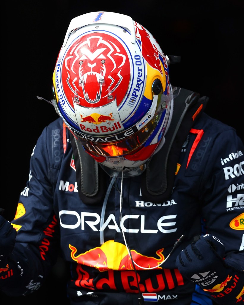 Casco de Max Verstappen