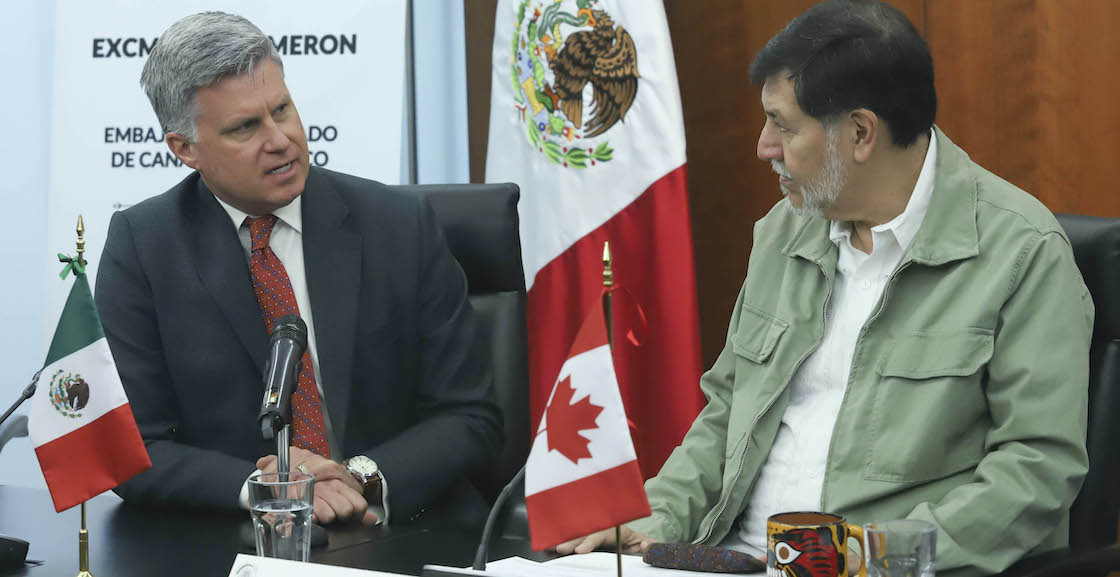 noroña embajador de canada