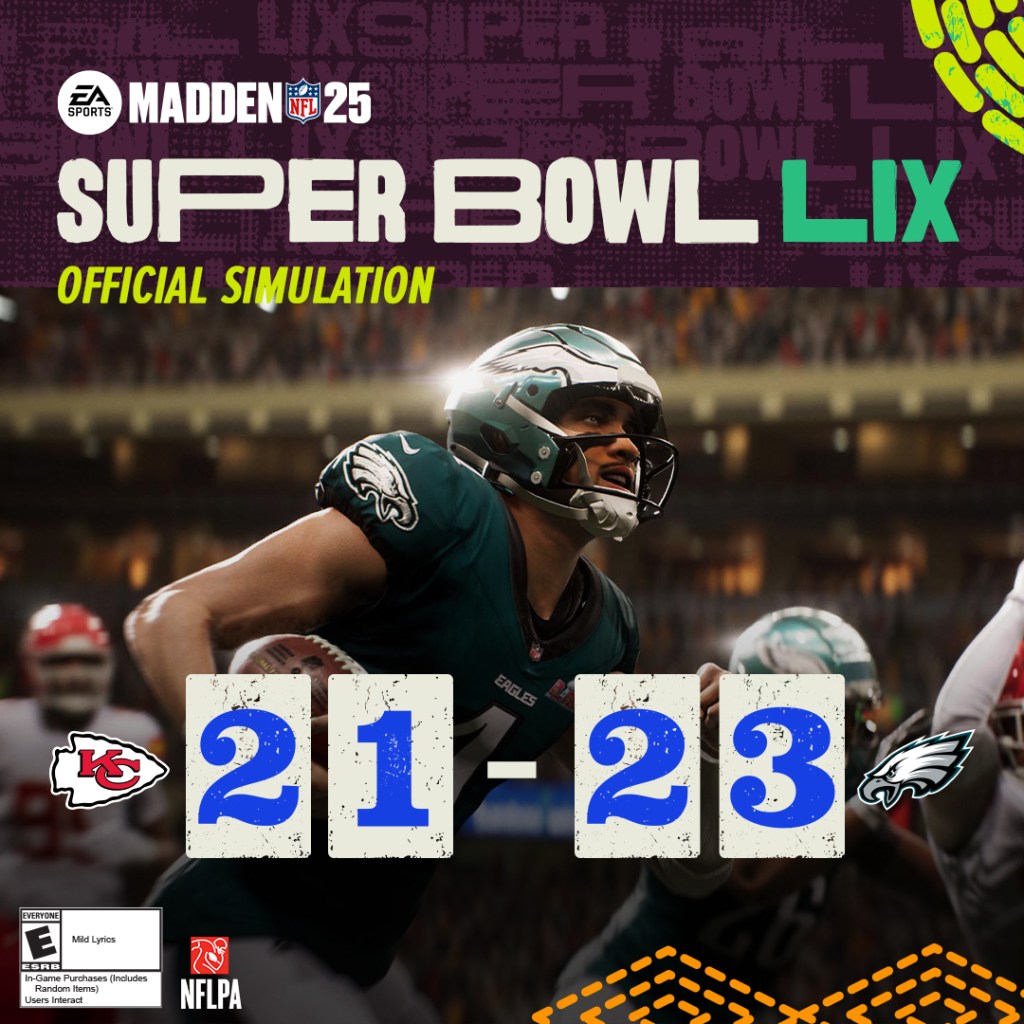 Madden predice que Eagles ganará el Super Bowl LIX