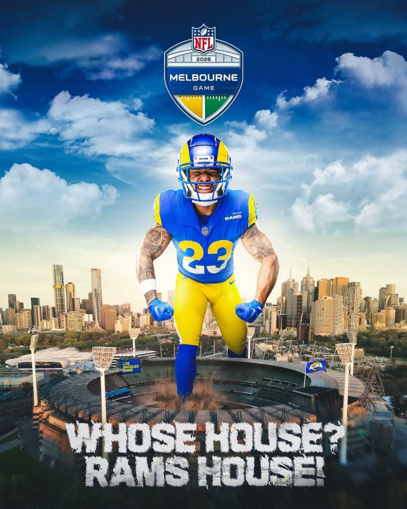 NFL anuncia juego en Australia en 2026 con Rams